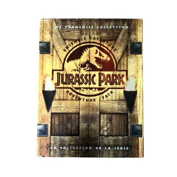Jurassic Park Adventure Pack The Franchise Collection 3 Disc Set DVD - Picture 1 of 10